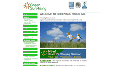 Desktop Screenshot of greensunrising.com